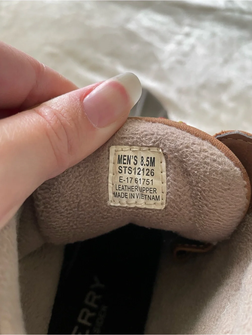SPERRY Men’s Brown Duck Boots 8.5